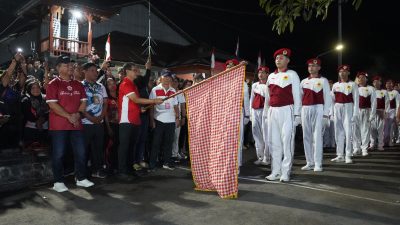 Pelepasan gerak jalan 45 Km dewasa putra di Buleleng.