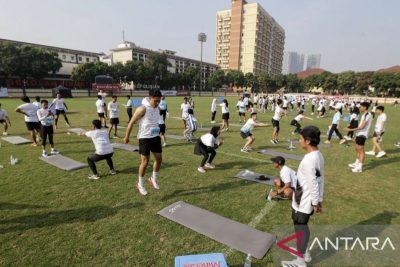Untuk mewujudkan ekosistem olahraga lari diperlukan dukungan berbagai pihak. (ANTARA/HO-Yuna Eka.
