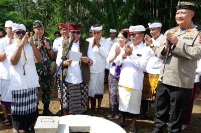 Peresmian teba modern di kawasan Pura Luhur Batukau