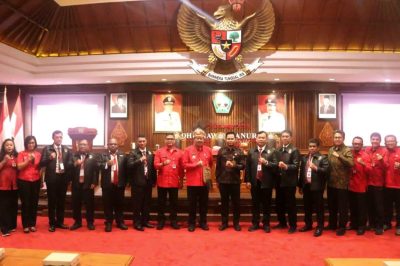 Pemkab Tabanan menerima kunjungan dari rombongan VKN PKN Tk II Angkatan XVII Provinsi Bali.