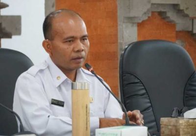 Kadis KLH Provinsi Bali I Made Rentin memberikan klarifikasi terkait penyetopan sampah organik ke TPA Suwung