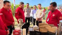 Peluncuran bibit jagung hibrida unggulan 'Goak Poleng' sekaligus panen perdana di Kebun Terintegrasi Pemkab Buleleng.