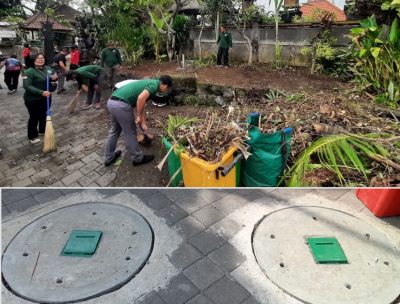 Pembuatan Teba Modern di wilayah Desa Padangsambian Kelod