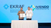 Penandatanganan Nota Kesepahaman antara IVENDO dan Injourney Aviation Services disaksikan oleh Menteri Ekraf, 14 Agustus 2025