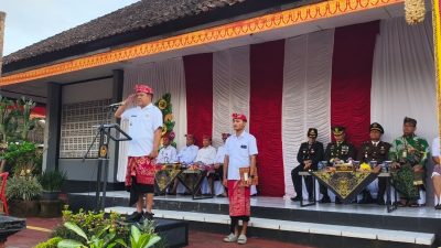 Peringatan HUT ke-80 Kemerdekaan Republik Indonesia di Rutan Bangli.