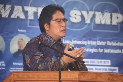Wakil Gubernur Giri Prasta sampaikan komitmen pengelolaan air bersih pada acara Water Symposium