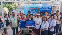 program Skizopreneur Cuci Motor Salju oleh Pertamina dan Rumah Berdaya Denpasar