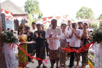 peresmian gedung baru Perumda Air Minum Tirta Danu Arta