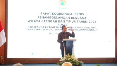 Rapat Koordinasi Teknis (Rakortek) Penanggulangan Bencana Wilayah Tengah dan Timur Tahun 2025,