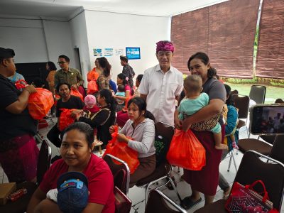 Kegiatan peluncuran program Satyagatra sebagai pusat pelayanan keluarga sejahtera