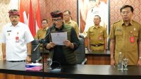 Bupati Sanjaya pimpin pelantikan 56 pejabat Pemkab Tabanan