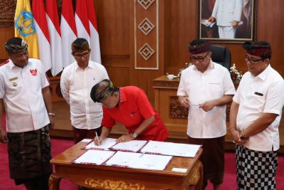 penandatanganan kerja sama pembiayaan Trans Metro Dewata Tahun 2026