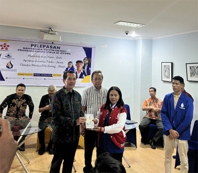 Bangga, LPK Hoshi Gakuen dan PMI Bali Kirim Mahasiswa STIKOM Bali ke Jepang