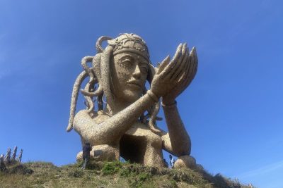 Melihat anyaman gurita di Nusa Penida