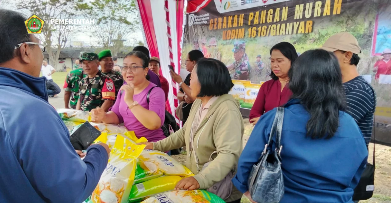 Kegiatan Gerakan Pangan Murah (GPM) di Kecamatan Blahbatuh