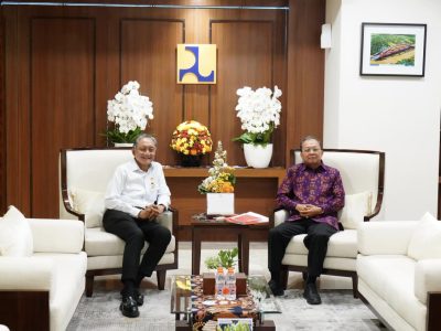 Gubernur Wayan Koster bertemu langsung dengan Menteri PU Dody Hanggodo untuk membahas usulan pembangunan sejumlah infrastruktur strategis di Bali