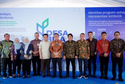 Acara Launching Desa BISA (Berani Inovasi, Siap Adaptasi) Ekspor yang berlangsung di Koperasi Kerta Semaya Samaniya.