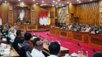 Rapat koordinasi pengendalian bencana banjir di Gedung Kertha Sabha, Jayasabha, Denpasar