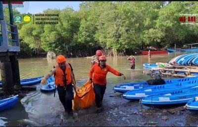 Hari ke 2 operasi SAR, upaya pencarian difokuskan di sepanjang titik awal kejadian hingga muara Waduk Tukad Badung.