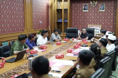 DPRD Badung Terima Audiensi Panitia Karya Pura Dalem Bekak