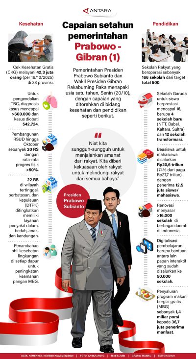 Capaian Setahun Pemerintahan Prabowo-Gibran