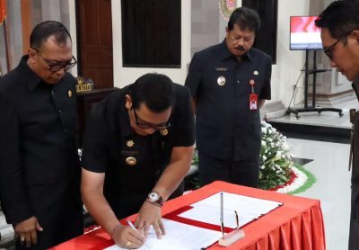 Eksekutif dan Legislatif Tabanan Teken Nota Kesepakatan Rancangan KUA dan PPAS TA 2026