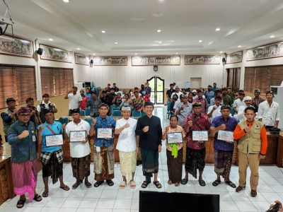 Dana Gotong Royong ASN Pemprov dan Dompet Peduli Bencana Disalurkan di Klungkung