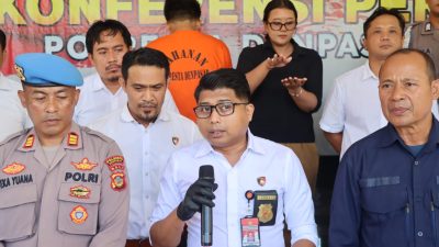 Edarkan Sabu Hampir Satu Kilogram Dan Ekstasi, Satresnarkoba Polresta Denpasar Ringkus Residivis Asal Banyuwangi
