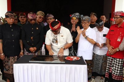 Bupati Sanjaya Resmikan Museum Tanah Lot Majapahit Bali