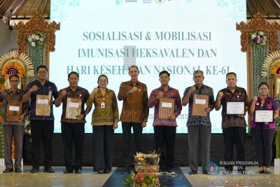 Imunisasi Hexavalen Jadi Fokus Puncak Peringatan HKN ke-61 di Klungkung