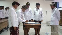Pengukuhan Pejabat Pimpinan Tinggi Pratama di Kabupaten Klungkung