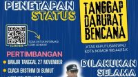 Pemkot Medan tetapkan status tanggap darurat bencana