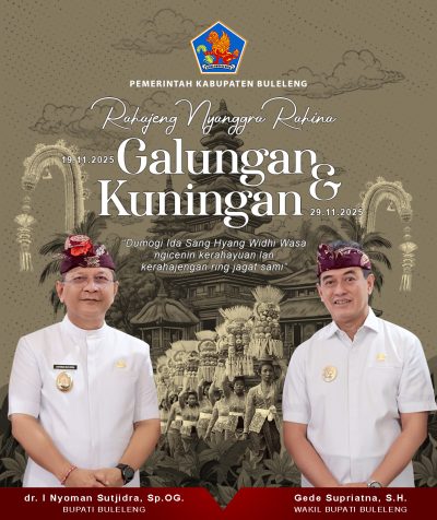 Pemkab Buleleng Ucapkan Selamat Hari Raya Galungan dan Kuningan