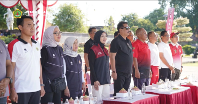 Deputi Pembudayaan Olahraga Kemenpora RI Buka Tarkam di Gianyar