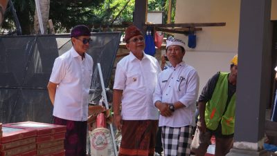 Kunker Hari Kedua, Sutjidra-Supriatna Pantau Pembangunan Jalan Tunjung-Bukti dan SMPN 1 Kubutambahan