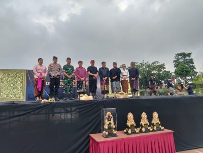 11 Sekaa Baleganjur SMP Bertarung Sengit di Alun-Alun Bangli, Meriahkan Hari Pahlawan 10 November.