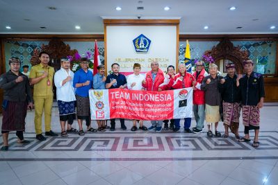 Bupati Lepas Seniman Pecatu, Ikuti Harbin International Snow Sculpture Competition