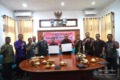 Bupati Satria Tandatangani Kerja Sama Uji Coba Pengelolaan Sampah dengan Teknologi Pyrolysis System