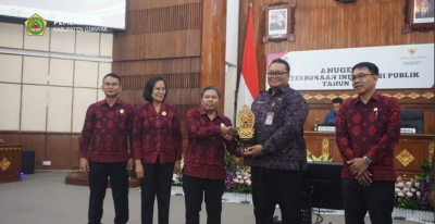 Diskominfo Gianyar Raih Peringkat Kedua pada Ajang Anugerah KIP 2025