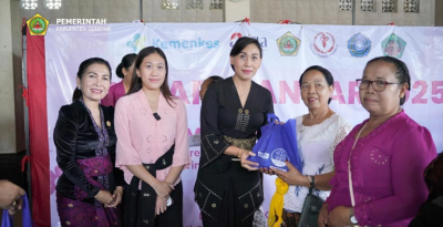 TP PKK Gianyar Gelar Gebyar Skrining Kanker Serviks Serangkaian Hari Ibu
