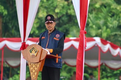 Sekda Dewa Indra Pimpin Apel Siaga Bencana 2025–2026, Ingatkan Pentingnya Kesiapsiagaan Cuaca Ekstrem