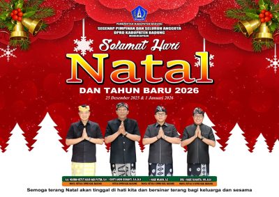 Ucapan Selamat Hari Natal dan Tahun Baru 2026 DPRD Badung
