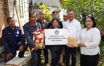 Pemprov Bali Hadir, Salurkan Bantuan Pembangunan Rumah di Kintamani dan Kursi Roda untuk Pasien RS Manah Shanti Mahottama