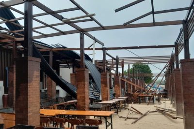 Polisi sebut enam kafe di Jimbaran Bali rusak diterjang angin kencang