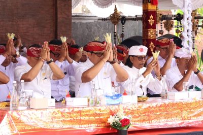 Bupati Sanjaya Resmikan Graha Yadnya Sanjayaning Singasana Desa Adat Kota Tabanan