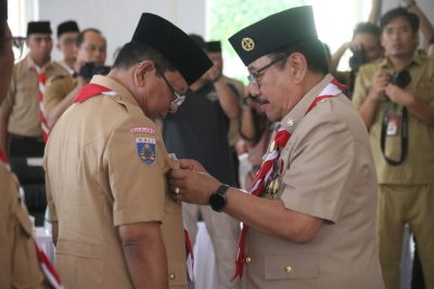 Pengurus Baru Pramuka Buleleng Dilantik, Sutjidra Tegaskan Peran Pramuka Bentuk Karakter Generasi Muda