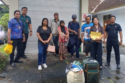 Dinsos Bali Fasilitasi Pemulangan Belasan Orang Terlantar ke Daerah Asal
