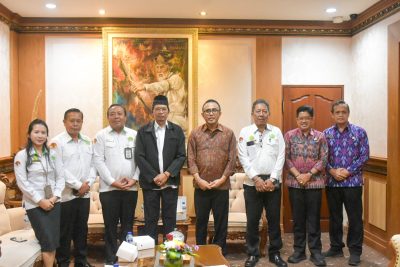 Walikota Jaya Negara Terima Kunjungan Silaturahmi Kakanwil Kemenag Bali