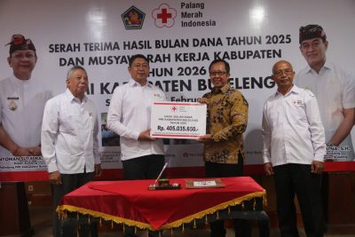 Bulan Dana 2025, PMI Buleleng Kumpulkan Rp405 Juta untuk Operasional dan Siaga Bencana