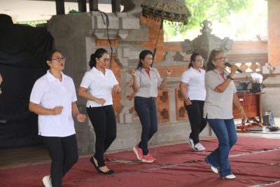 DWP Buleleng Kenalkan Langkah Dansa, Dorong Gaya Hidup Sehat